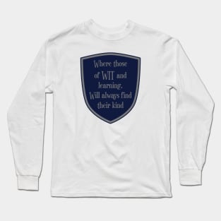 Wit Badge Long Sleeve T-Shirt